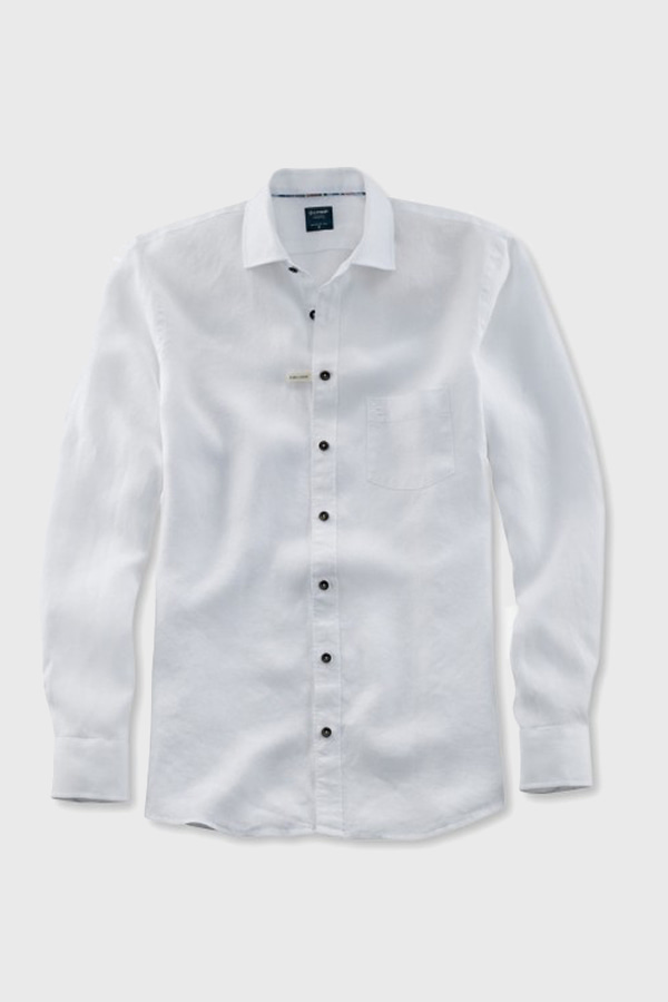 ΠΟΥΚΑΜΙΣΟ ΛΙΝΟ OLYMP - 00 ΛΕΥΚΟ